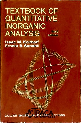 A Textbook Of Quantitaive Inorganic Analysis