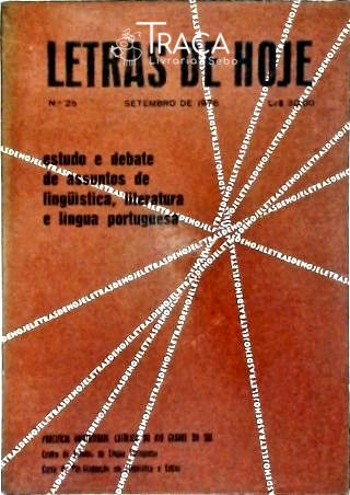 Letras de Hoje Nº 25