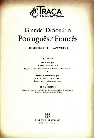 Grande Dicionário Português-francês