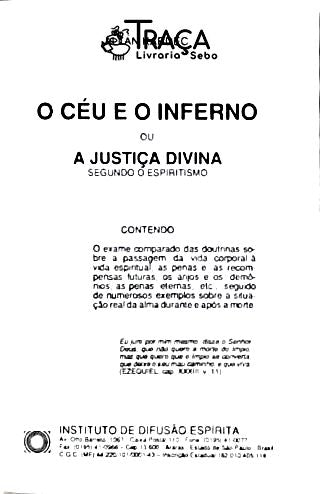 O Céu e o Inferno ou a Justica Divina