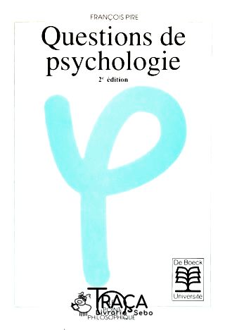 Questions de Psychologie