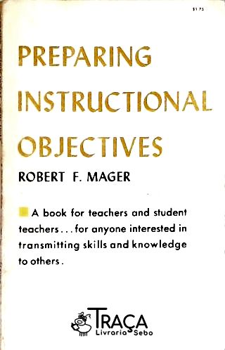 Preparing Instructional Objectives