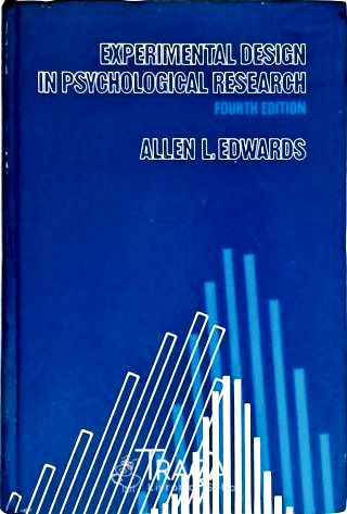 Experimental Design in Psychological Research
