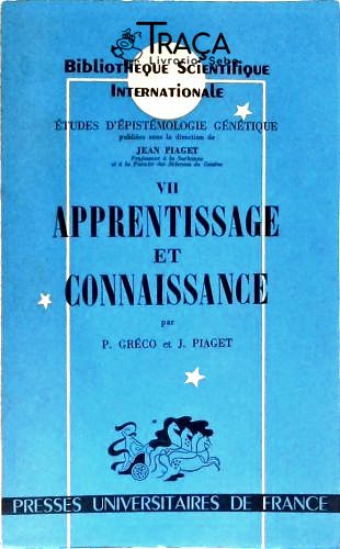 Apprentissage et Connaissance