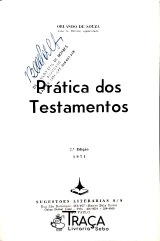 Prática dos Testamentos