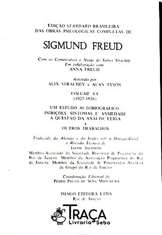 Um Estudo Autobiográfico - Inibições, Sintomas e A
