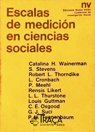 Escalas de Medición en Ciencias Sociales