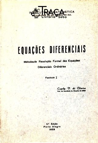 Equações Diferenciais (fascículo I)