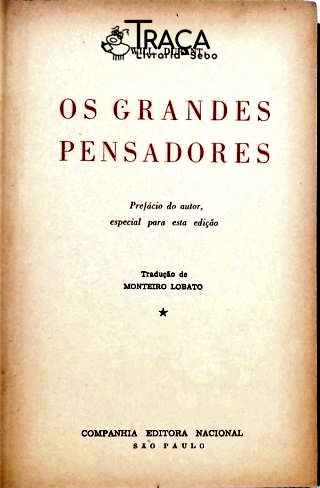 Os Grandes Pensadores