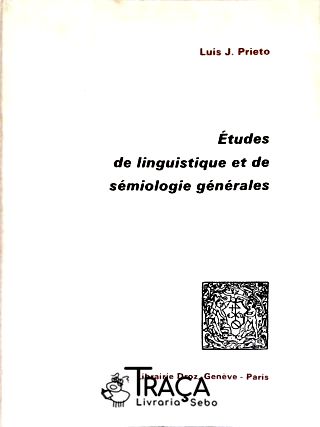 Études de Linguistique Et de Sémiologie Générales