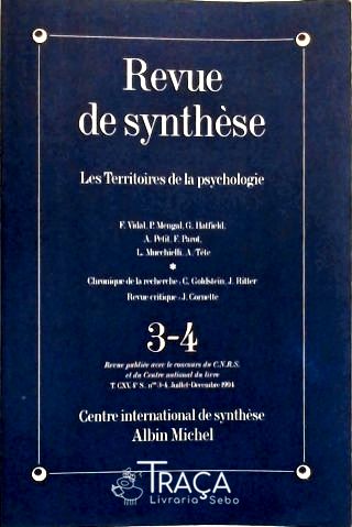 Revue de Synthèse Nº 3-4