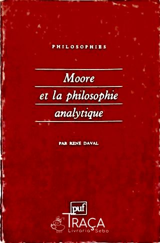 Moore Et La Philosophie Analytique