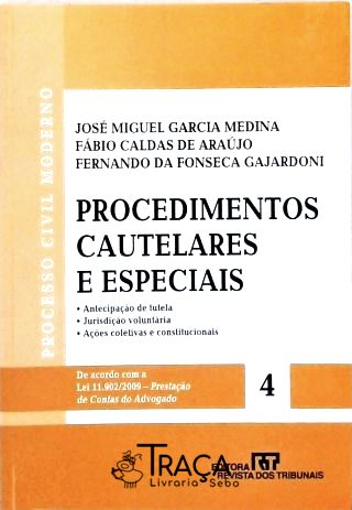 Procedimentos Cautelares e Especiais