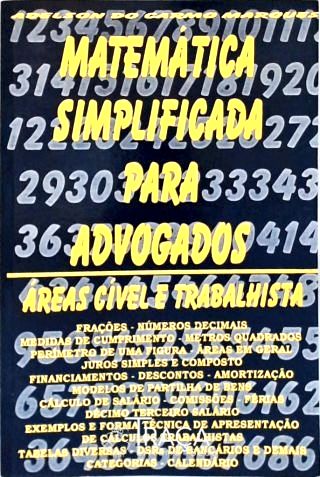 Matemática Simplificada para Advogados