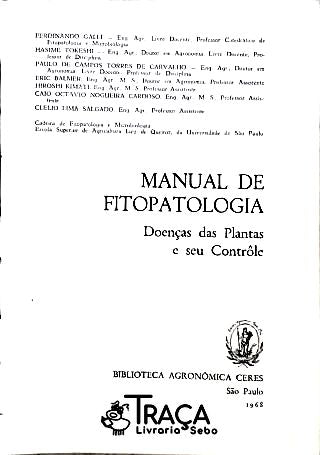 Manual de Fitopatologia