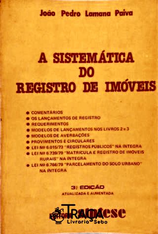 Sistemática do Registro de Imóveis