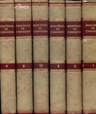 Memórias de Casanova - em 10 Volumes