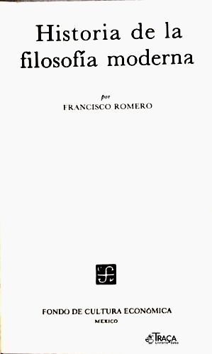 História de La Filosofía Moderna