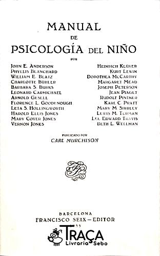 Manual de Psicologia Del Niño
