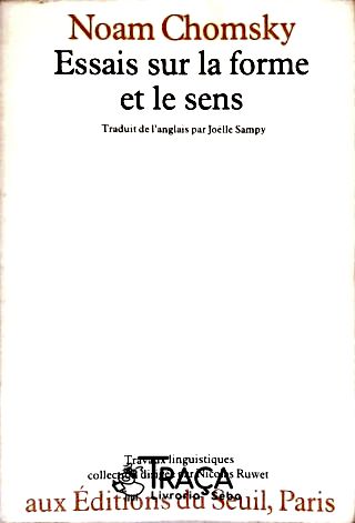 Essais Sur La Forme Et Le Sens
