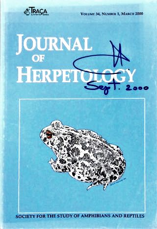 Journal Of Herpetolgy - Vol. 34 Nº 1