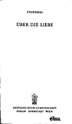 Über Die Liebe