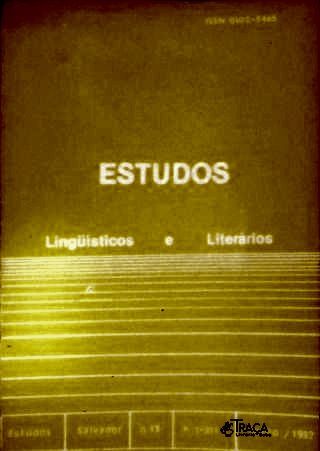 Estudos Lingüísticos e Literários Nº 13