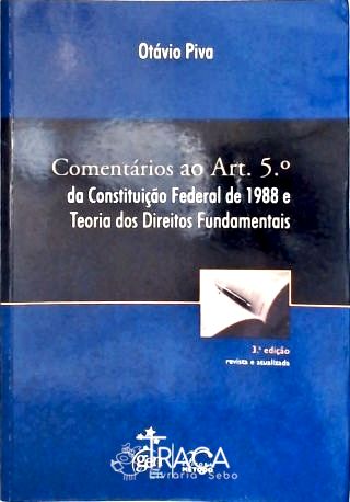 Comentários Ao Art. 5º Da Constituição Federal De 1988