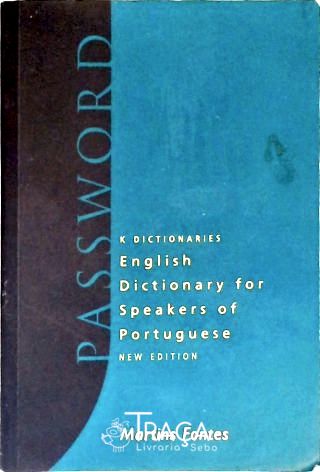 Password - English Dictionary For Speakers Of Portuguese