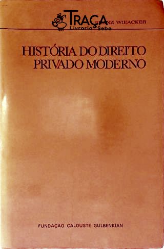 História Do Direito Privado Moderno