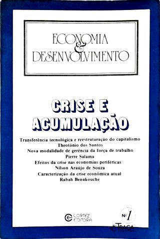 Crise E Acumulação