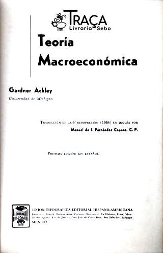 Teoría Macroeconómica