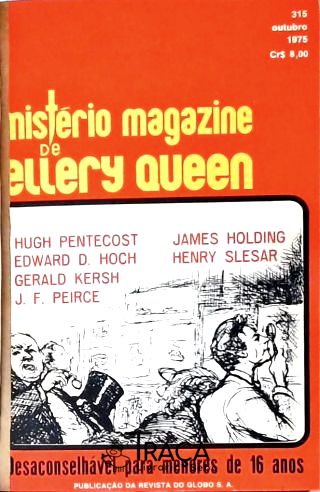 Mistério Magazine de Ellery Queen Nºs 315 316 e 317