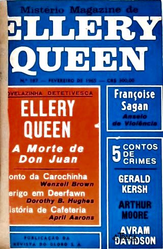 Mistério Magazine de Ellery Queen Nºs 185, 186 e 187