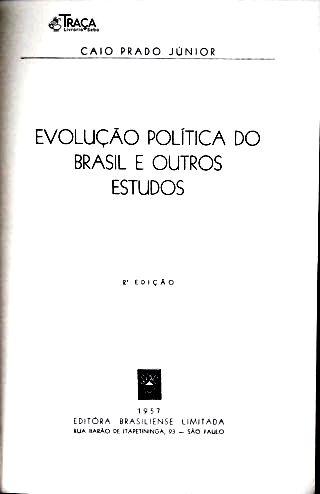 Evolução Política do Brasil e Outros Estudos