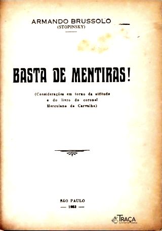Basta de Mentiras!