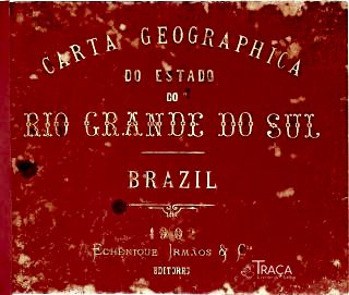 Carta Geographica Estado do Rio Grande do Sul Brazil (mapa)
