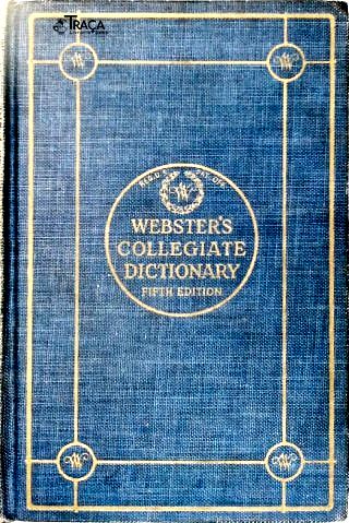 Websters Collegiate Dictionary