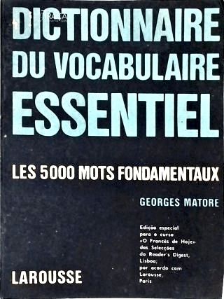 Dictionnaire Du Vocabulaire Essentiel