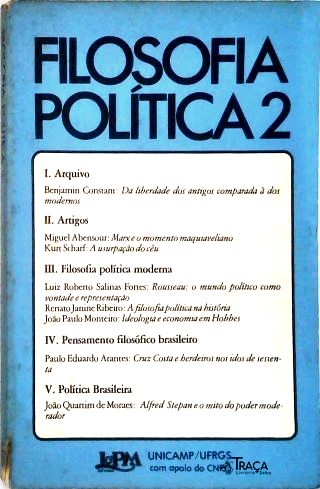 Filosofia Política (volume 2)