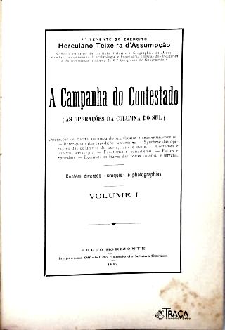 A Campanha do Contestado - em 2 Volumes