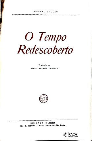 O Tempo Redescoberto