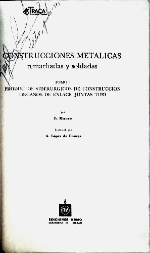 Construcciones Metalicas - Tomo I