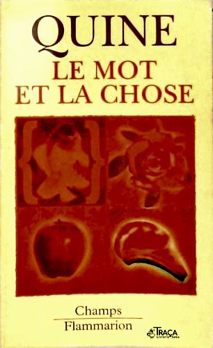 Le Mot Et La Chose