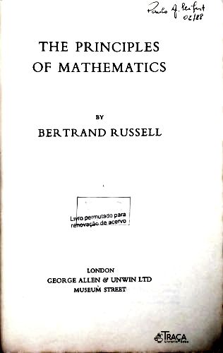 The Principles Of Mathematics