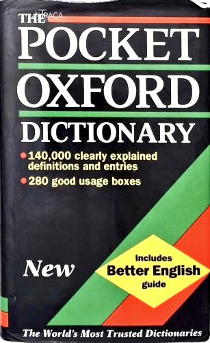 The Pocket Oxford Dictionary
