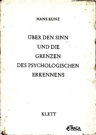 Uber Den Sinn Und Die Grenzen Des Psychologischen Erkennens