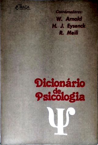 Dicionário de Psicologia - em 3 Volumes