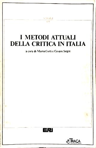 I Metodi Attuali Della Critica In Italia