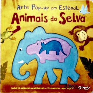 Arte Pop-up em Estêncil - Animais da Selva